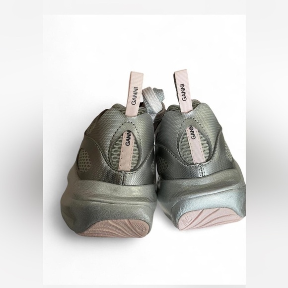 NEW GANNI x New Balance Silver and Pink WRPD Runner UNISEX main image 6